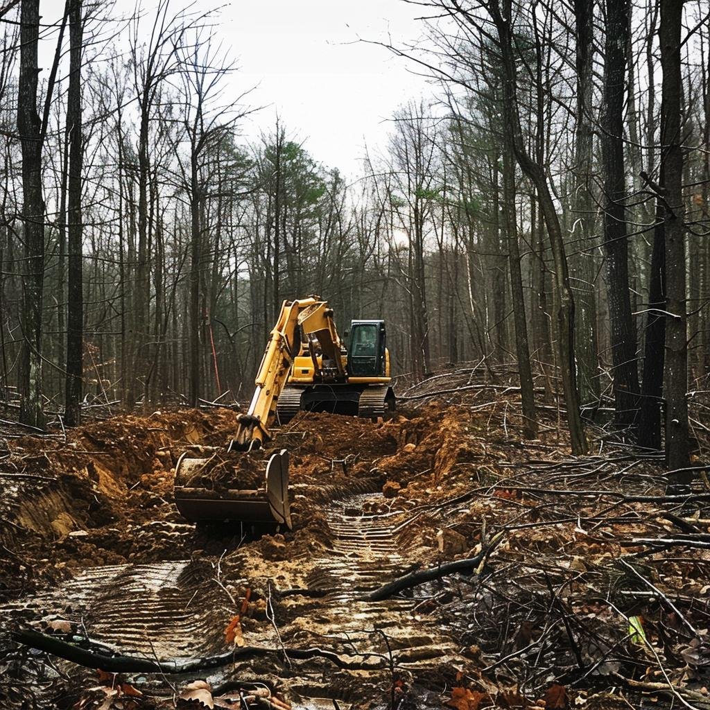 Land Clearing Techniques for Union County's Wooded Areas