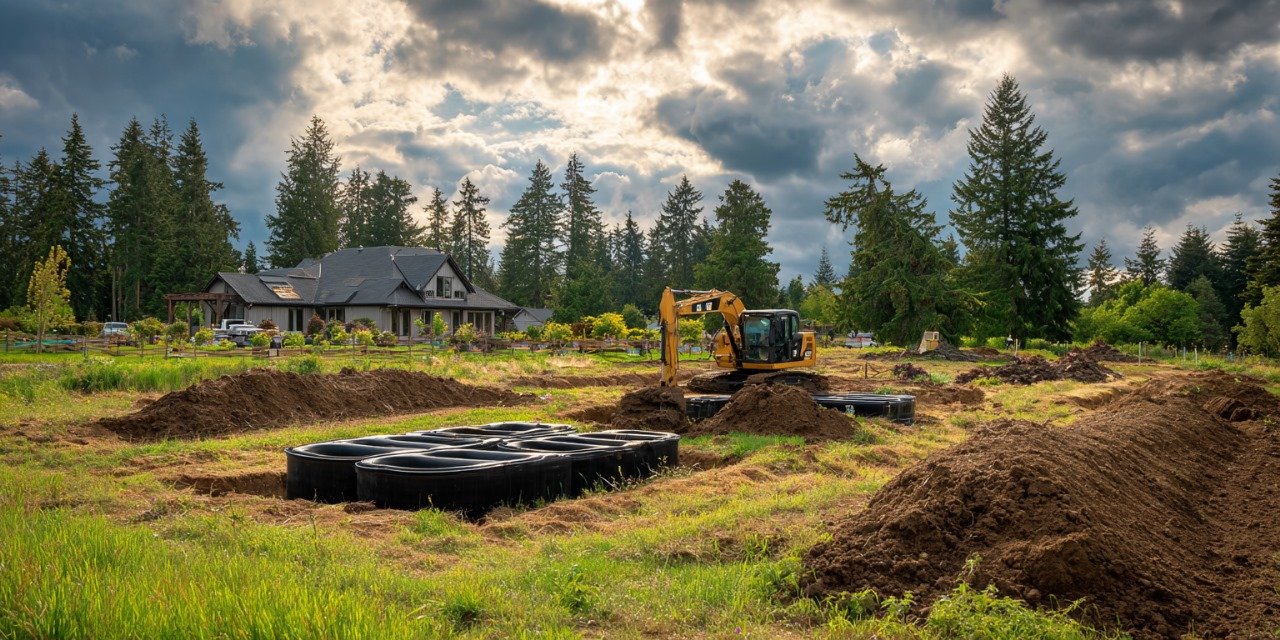 Septic system installation Waxhaw NC